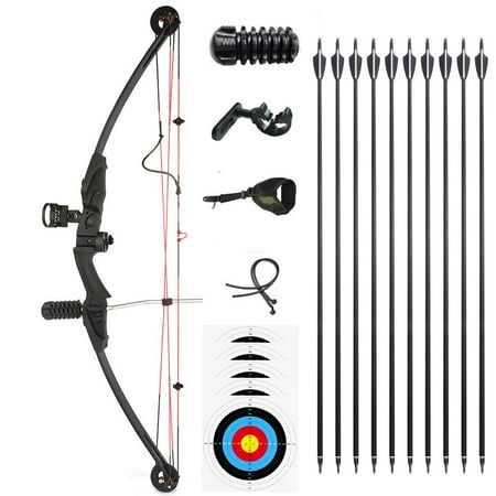 AMEYXGS Archery Children Compound Bow Target Practice Youth 30lbs