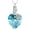 03-March-Aquamarine, variant on JKR Heart Rose Flower Urn Necklace for Ashes Women Birthstone Cremation Necklaces Sterling Silver Memorial Cremation Jewelry Gifts