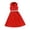 E039-Red, variant on hengsof Girls 2 Piece Sleeveless Top Skirt Set for 2-8 Years Old Solid Color Blazer Collar Tank Pleated Skirt Outfit Toddler Girl Clothes