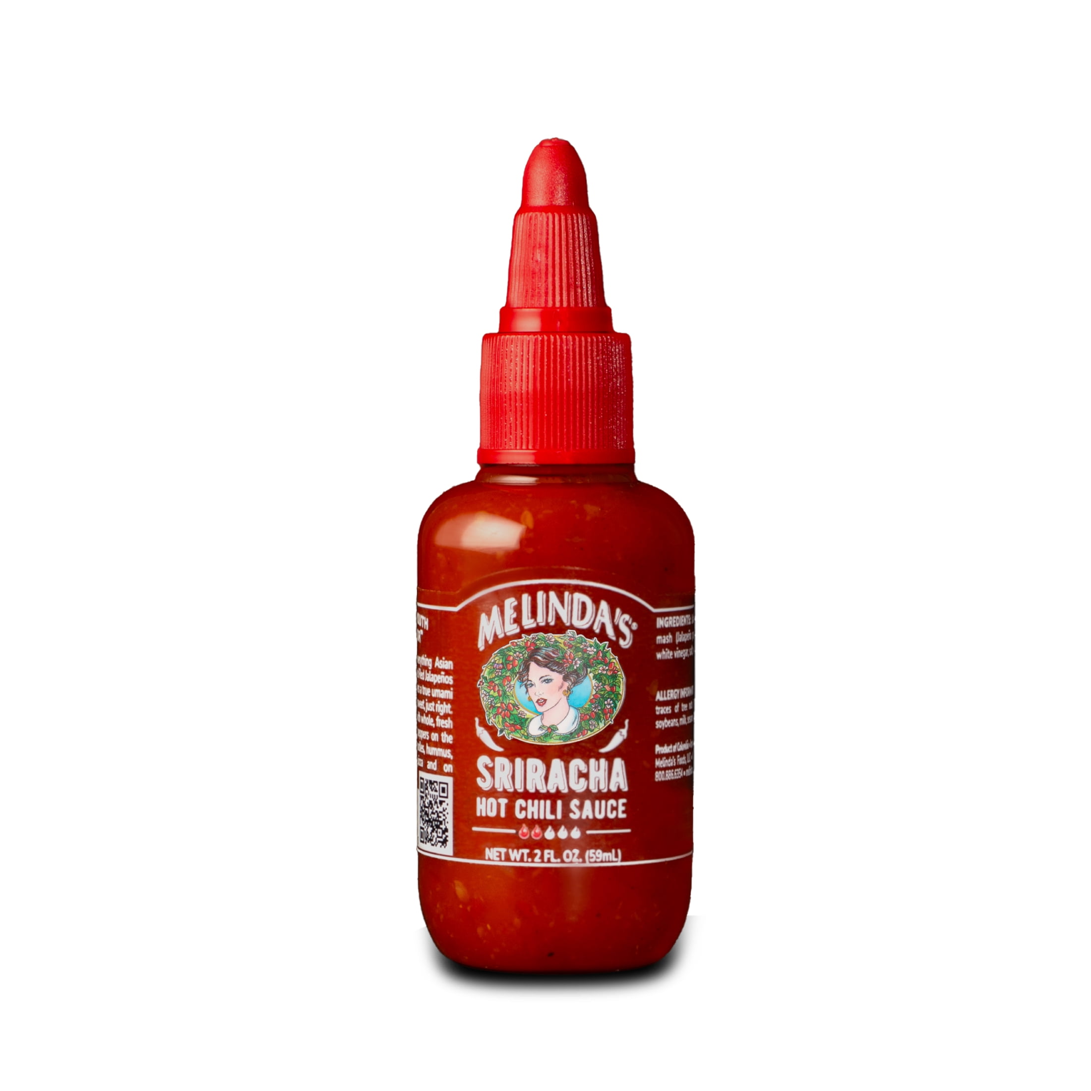 Melinda's Foods Sriracha Hot Chili Sauce, Fermented Red Jalapeños & Garlic