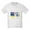 Ash Gray, variant on CafePress - I Stand With Ukraine Flag American Flag Su T Shirt - Light T-Shirt Kids XS-XL