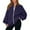 31#Purple, variant on Zip Up Sweatshirt Women No Hood Comfort Oversized Sweatshirt Cardigan Jacket Zipper Hoodless Hoodies Light Purple L