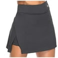 thumbnail image 4 of Nisorays Women's Active Athletic Skort Lightweight Tennis Skirt Perfect for Running Training Sports Golf Gray 5XL, 4 of 5