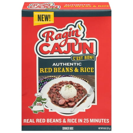 Ragin Cajun Red Beans and Rice Entree 8 oz (Pack Of 12)