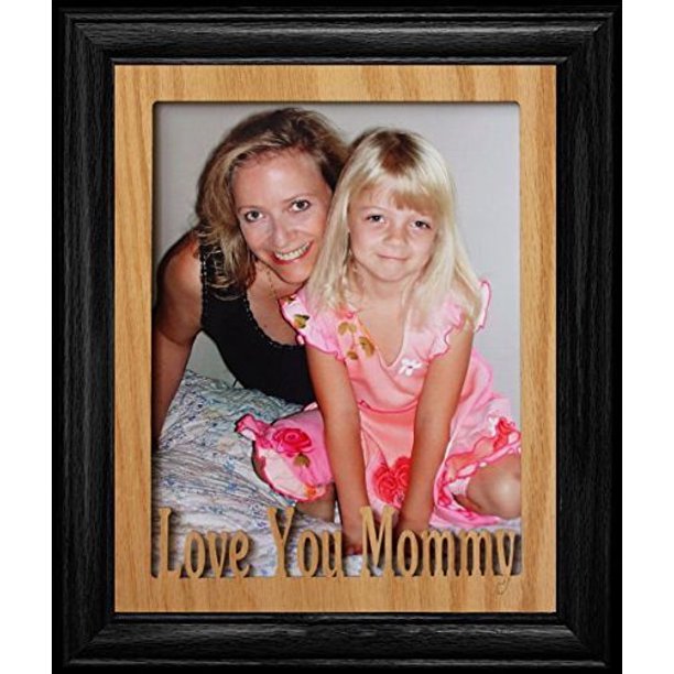8x10 Love You Mommy Portrait Photo Frame Black Frame Gift For Mom Walmart Com Walmart Com