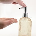 thumbnail image 3 of Unique Bargains 1 Pc Elegant Soap Pump Dispenser for Bathroom 13.52oz Orange Silver Tone, 3 of 6