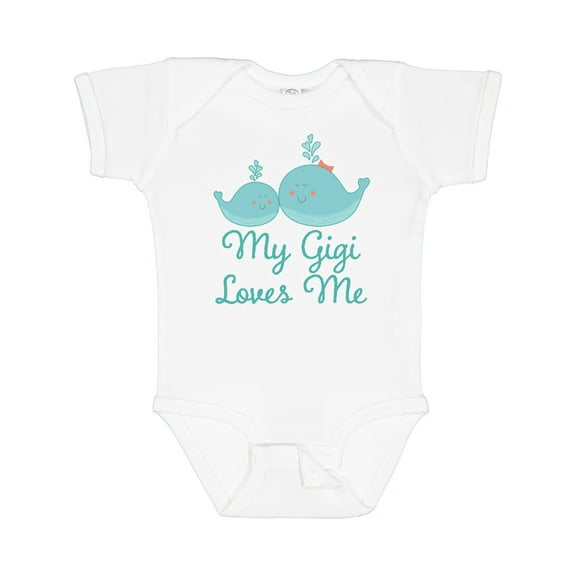 Inktastic My Gigi Loves Me Boys or Girls Baby Bodysuit