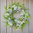 thumbnail image 1 of Home Decor,Spring Summer Wildflower Wreath Delicate Door Hanging Non-Fading Long-Lasting Use Versatile Placement,Festive Decor for Front Porch Courtyard Home Wall Space Renovation Decors, 1 of 8