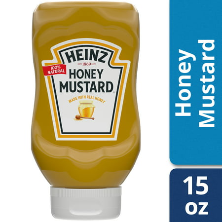 (3 Pack) Heinz Honey Mustard, 15 oz Bottle (Best Honey Mustard Brand)