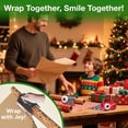 thumbnail image 6 of Sentryse 2-Pack Wrapping Paper Cutter & Tape Dispenser Set with 4 Tape Refills, Dual-Use Gift Wrap Sliding Cutter Tool for Christmas, Birthday & Holiday Gift Wrapping, 6 of 7
