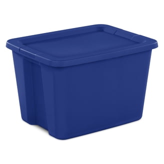 Sterilite 66 Qt. Latch Box Plastic, Stadium Blue - (2 pack