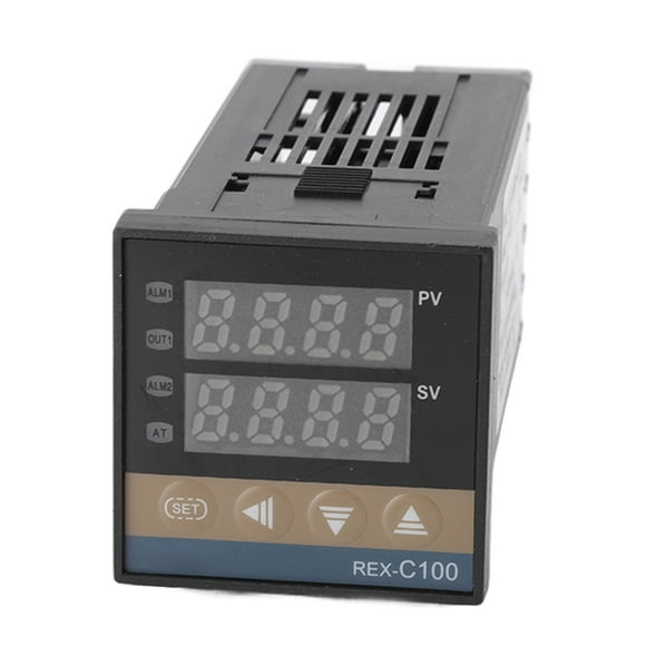 Digital PID Thermostat Set, AC100-240V Fast Temperature Control Smart 3 Pieces PID Temperature Controller For Farm 25A,40A