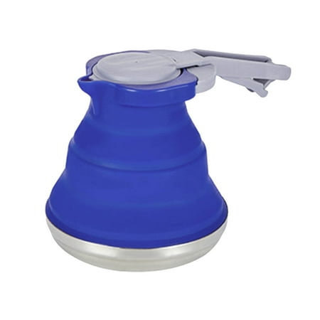 

Mittory Portable Electric Glass Kettle 1.7L with Blue LED Light and Stainless Steel Base