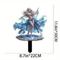 thumbnail image 4 of Bohemian Fairy Flower Pot Decoration, Bohemian Garden Stake Decorative Fairies Outdoor Decorative Garden Pile, 4 of 9