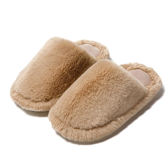 AUXDIQ Women Comfort House Slippers Warm Home Shoes Anti-Skid Slippers Outdoor Indoor