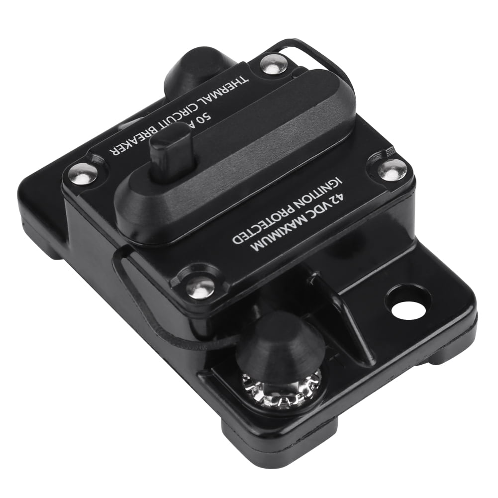 Manual Reset Circuit Breaker,DC12V-42V Car Stereo Audio