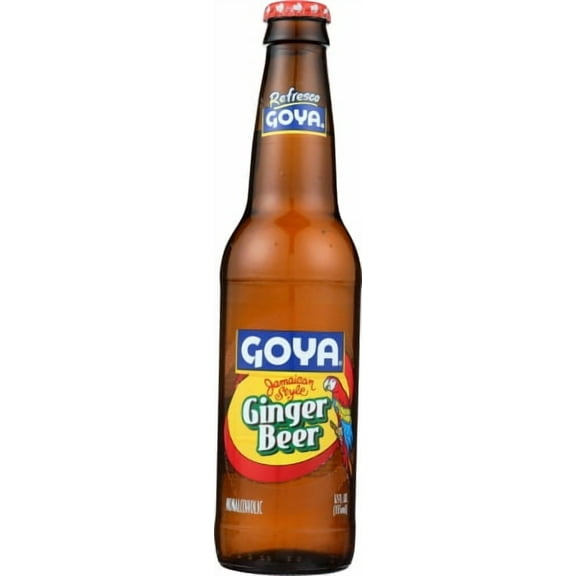 (Pack of 24) Goya Soda Ginger Beer 12 fl oz