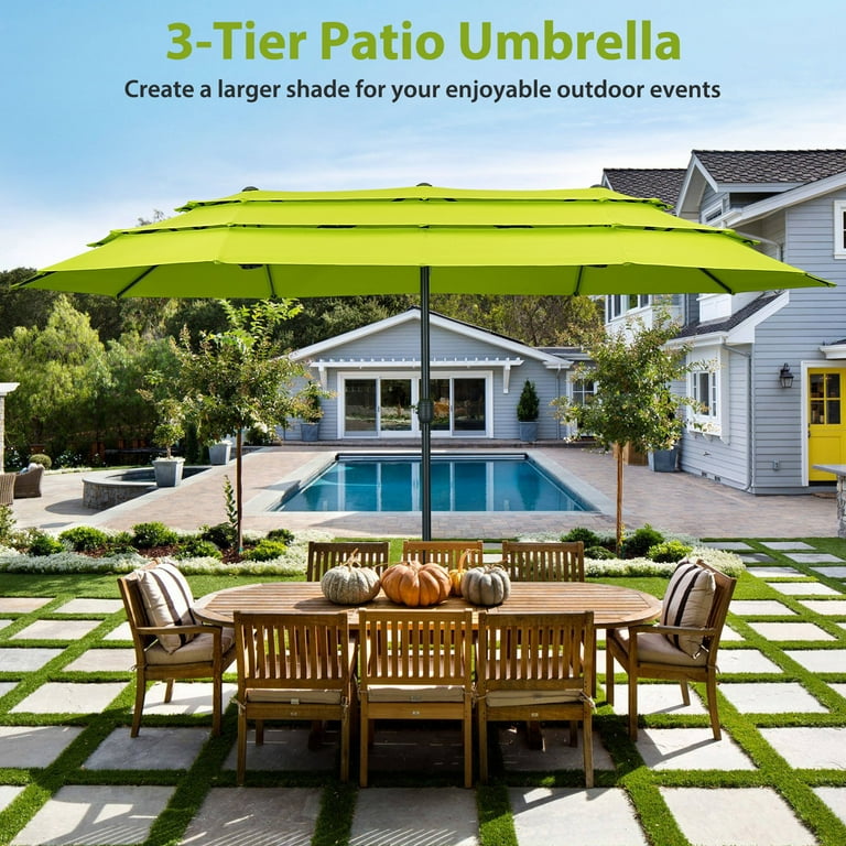 grass patio umbrella Tangkula 7.2Ft Tiki Umbrella, Hawaiian Style Outdoor PE with Tilt Adjustment, 8 Ribs, Portable Thatched Beach Umbrella for Garden, Yard, Poolside : Patio, Lawn & Garden The smart triple 7 Ft. Sea Grass Umbrella