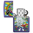 thumbnail image 5 of Zippo White Rabbit Design Purple Matte Pocket Lighter, 5 of 6