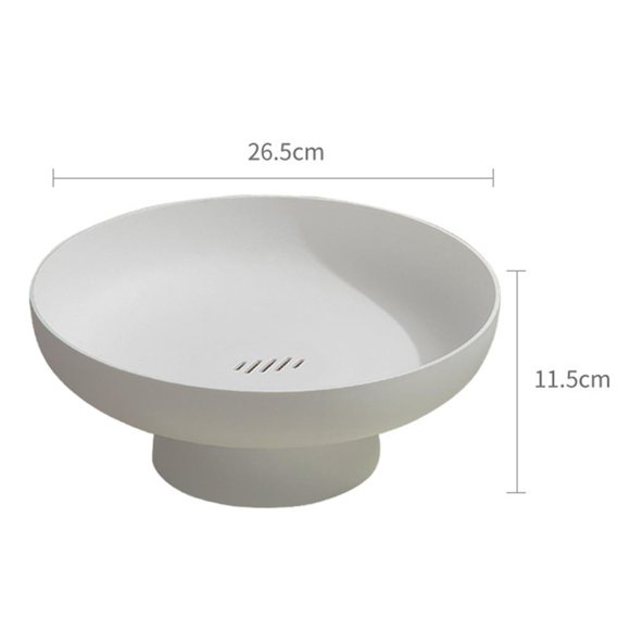 Bewildely Estante de almacenamiento de frutas, bandeja extraíble para aperitivos, escurridor, cesta, de dulces, organizador para el hogar, Mostrada Bewildely HA021554-00