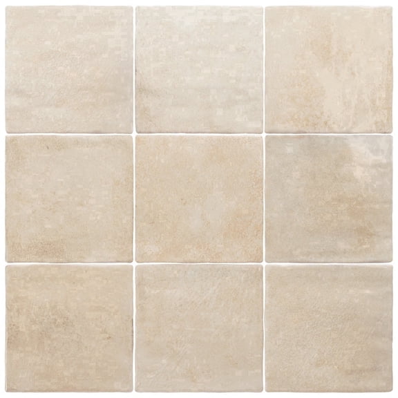 The Tile Life Vela 4" x 4" Home Glossy Porcelain Tile Sample 1 Piece