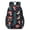 Mushroom and Moon-2, variant on Mushroom and Moth Black Pattern 17" School Backpacks for Teens,Waterproof Oxford Fabric,S-Shape Padded Straps for School,Travel,Hiking,Camping