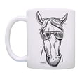 thumbnail image 2 of ThisWear Horse Cup Horse Wearing Sunglasses Animal Gift Mug Horse Gift Horse Tea Mug Coffee Mug, 2 of 4