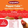 thumbnail image 3 of Hungrybird Red Pepper Suet Cake, 15oz – All-Natural Poultry Snack with Included Wire Platform Hanger for Backyard Chickens, 3 of 6