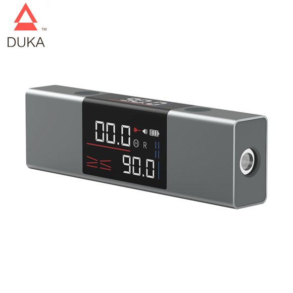 Atuman Duka Li1 Digital Angle Finder Protractor Rechargeable Level And Gauge Inclinometer 360° Cast/Dual Led Screen/Bilateral Line