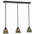 thumbnail image 4 of Meyda Tiffany 140984 Songbird 3 Light 6" Wide Multi Light Pendant - Brown, 4 of 7