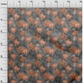 thumbnail image 3 of oneOone Polyester Spandex Rose Brown Fabric Floral & Sewing Material Print Fabric By The Yard 56 Inch Wide, 3 of 5