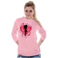 thumbnail image 4 of Betty Boop Fans Lovers Cute Heart Women's Long Sleeve T Shirt Brisco Brands M, 4 of 6