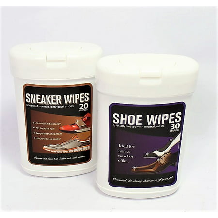 Shoes & Sneaker Wipes - 30 Shoe Wipes, 20 Sneaker Wipes - Shoe