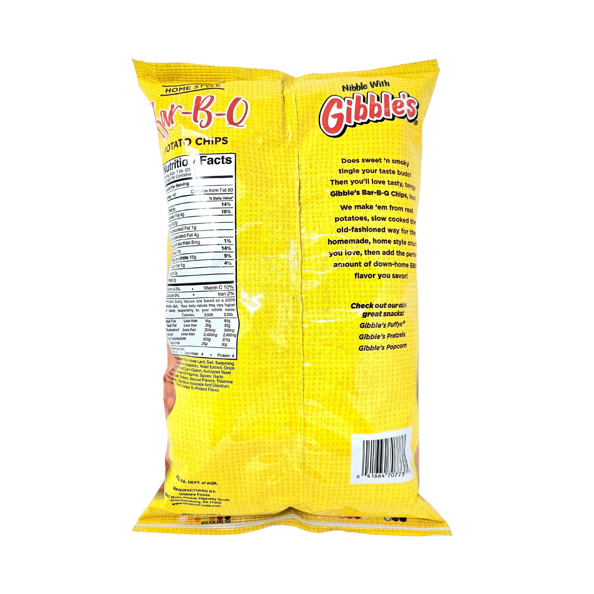 Gibble's Assorted Pack of Chips 8 oz - 4 PACK