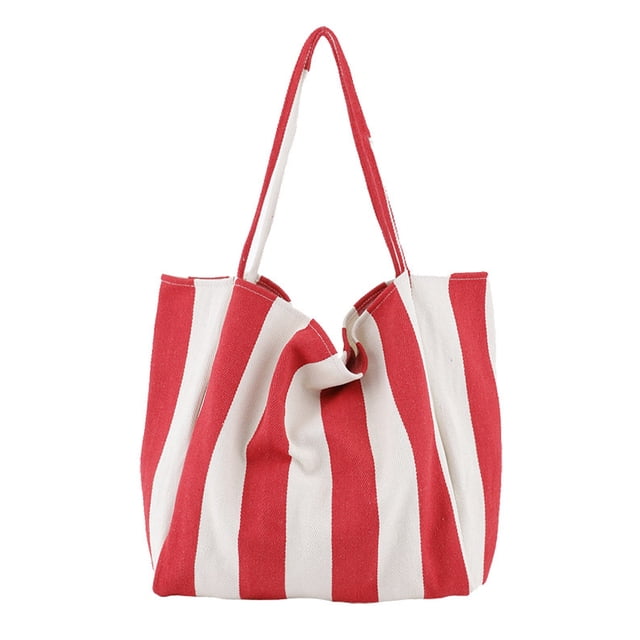 Todo Bolsos tote, maletas, petates de viaje y bolsos de playa, Navy Stripesred