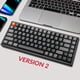 thumbnail image 2 of Teclado Mecánico Inalámbrico Keychron K2 con 84 Teclas y Retroiluminación RGB, 2 of 9