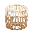 thumbnail image 1 of Paper Rope Lamp Cover Handmade Woven Chandelier Retro Lampshade Pendant Lamp Lampcover, 1 of 8
