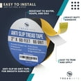 thumbnail image 3 of TreadSafe Caution Anti Slip Tape for Any Surface, 2"x60ft Caution Tape Roll, 3 of 4