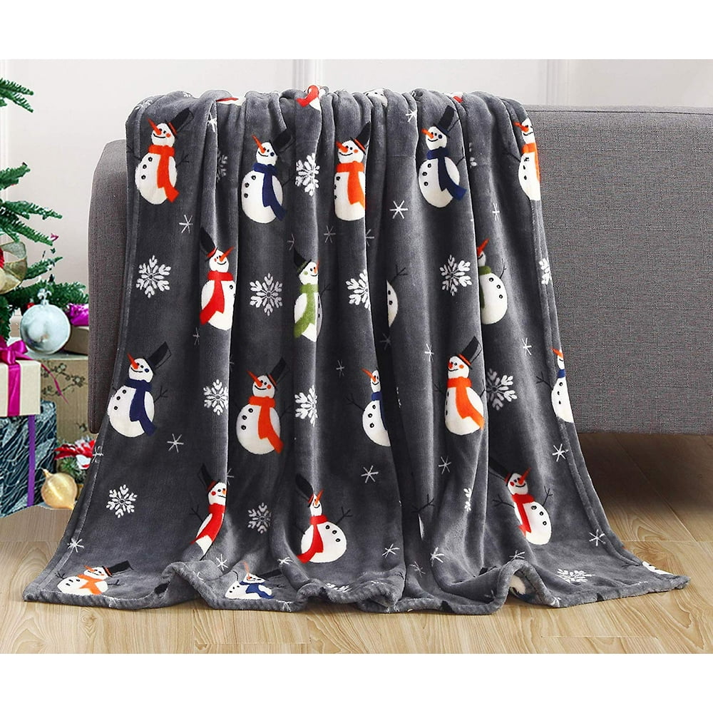 Elegant Comfort 50 x 60 Blanket Gift Christmas Throw