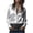 124#White, variant on Womens Soft Satin Silk Leopard Button Down Shirts for Women Silky Long Sleeve Work Shirt Dress Blouses Tops Gray S