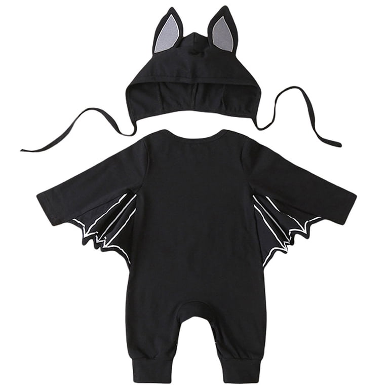 Costume Da Pipistrello Per Neonati E Bambini, Completo Con Cappello - Per Halloween E Feste