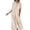 D-Beige, variant on Womens Dresses Short Sleeve Round Neck Flowy Dress With Bow Pocket Loose Fit Maxi Dress Spring Summer Fall Outfit Casual Clothes Beige L