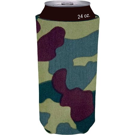 

Blank Foam Collapsible 24 oz. Can Coolie (Green Camo 1)