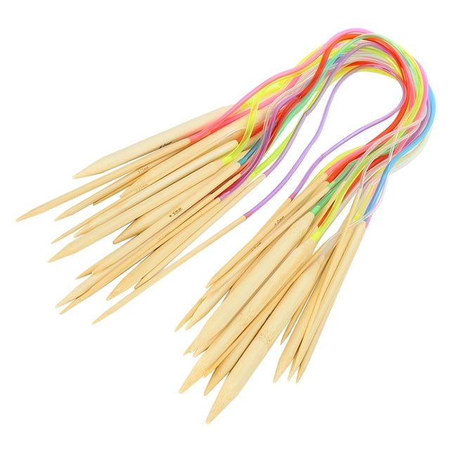 Filfeel Circular , Double End Tube 18Pcs For Sweaters For Cushions For Scarves