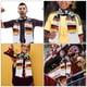 thumbnail image 3 of KAKOWELY 4 bufandas tradicionales de punto de fútbol para aficionados de la selección nacional, ideal para eventos deportivos y porristas, con diseño de la bandera de Alemania., 3 of 4