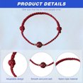 thumbnail image 2 of Lucky Rope Bracelet, Red Adjustable Bracelet,Hand Braided Knots Protection Faith Unisex - style 1, 2 of 5
