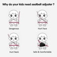 thumbnail image 2 of Seat Belt Adjuster For Kids,car Seatbelt Safety Triangle Positioner,2 Pcs, 2 of 5