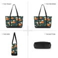 thumbnail image 6 of FORMRS Canvas Laptop Tote Bag for Women with 15.6" Computer Compartments Shoulder Handbag, Blue Floral Oranges, 6 of 7