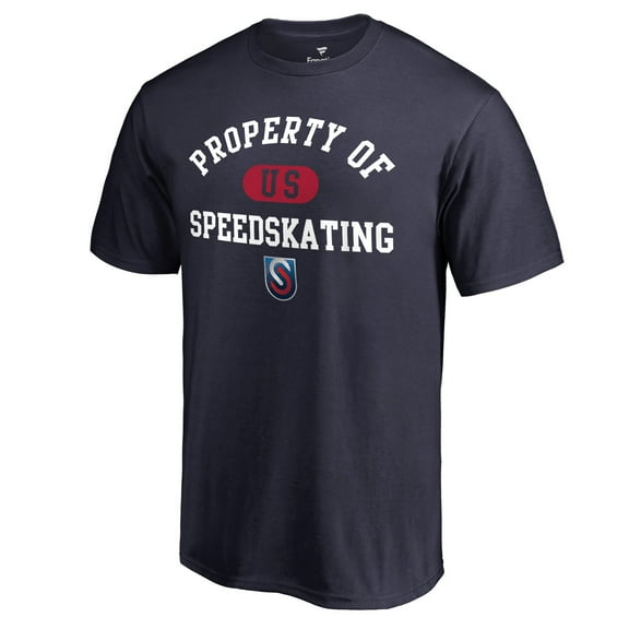 Men's US Speedskating Navy Property Of T-Shirt