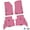 Pink w/ Black Insert, variant on Flextread Floor Mats for 21-24 Jeep Wrangler 4xe - Mopar Licensed Factory Fit - Black w/ Silver '4x' & Blue 'e' Insert - 100% Made in USA